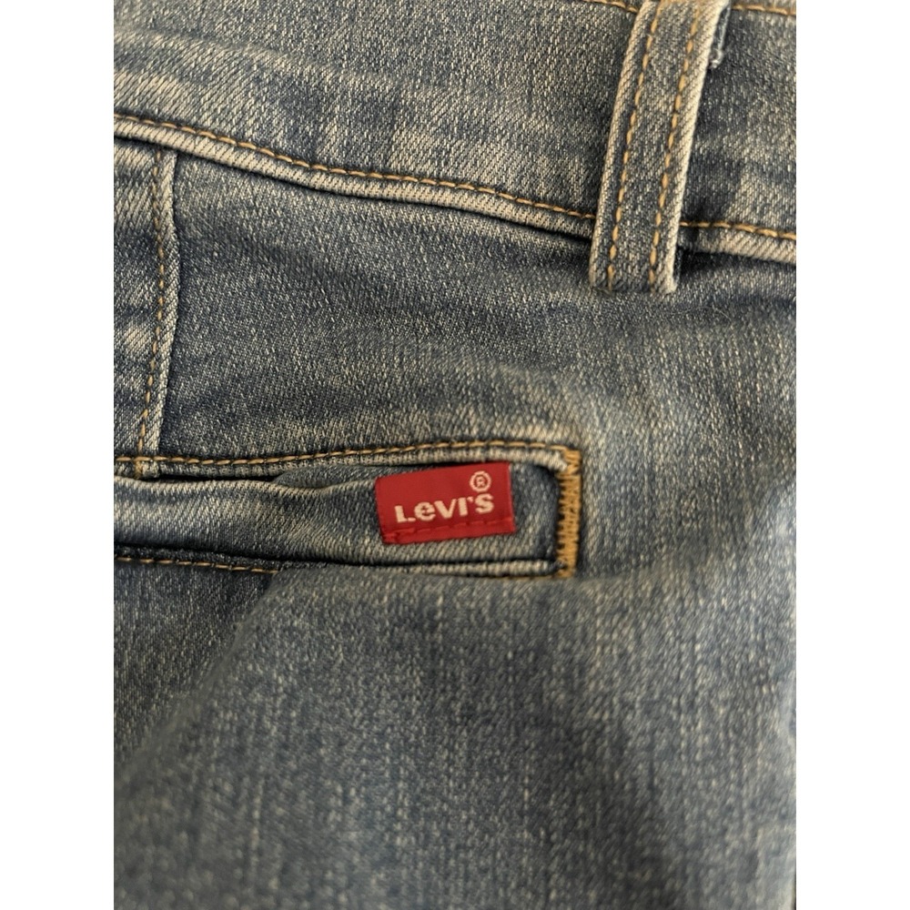 Levi's 314 Shaping Straight‎ trouser jean Womens W31 L32 Medium Wash Stretch - Picture 3 of 10